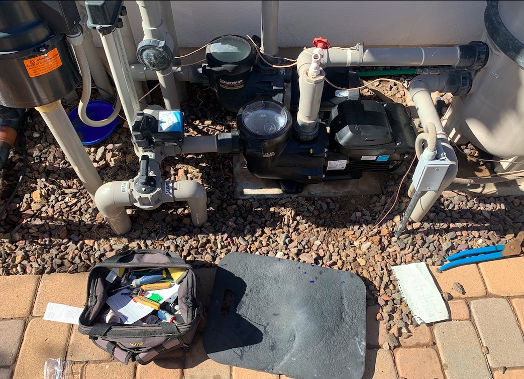 Variable speed pump installation with automation - Gilbert Arizona